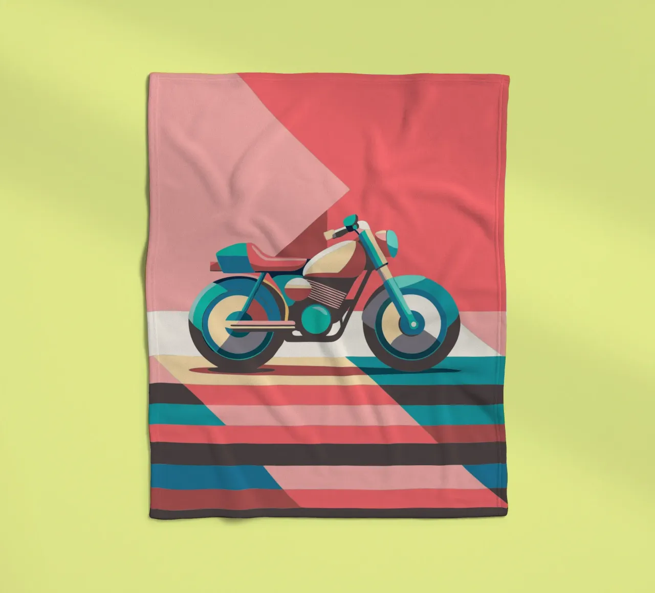 motorcycle vector Fleecedecke von Elfath