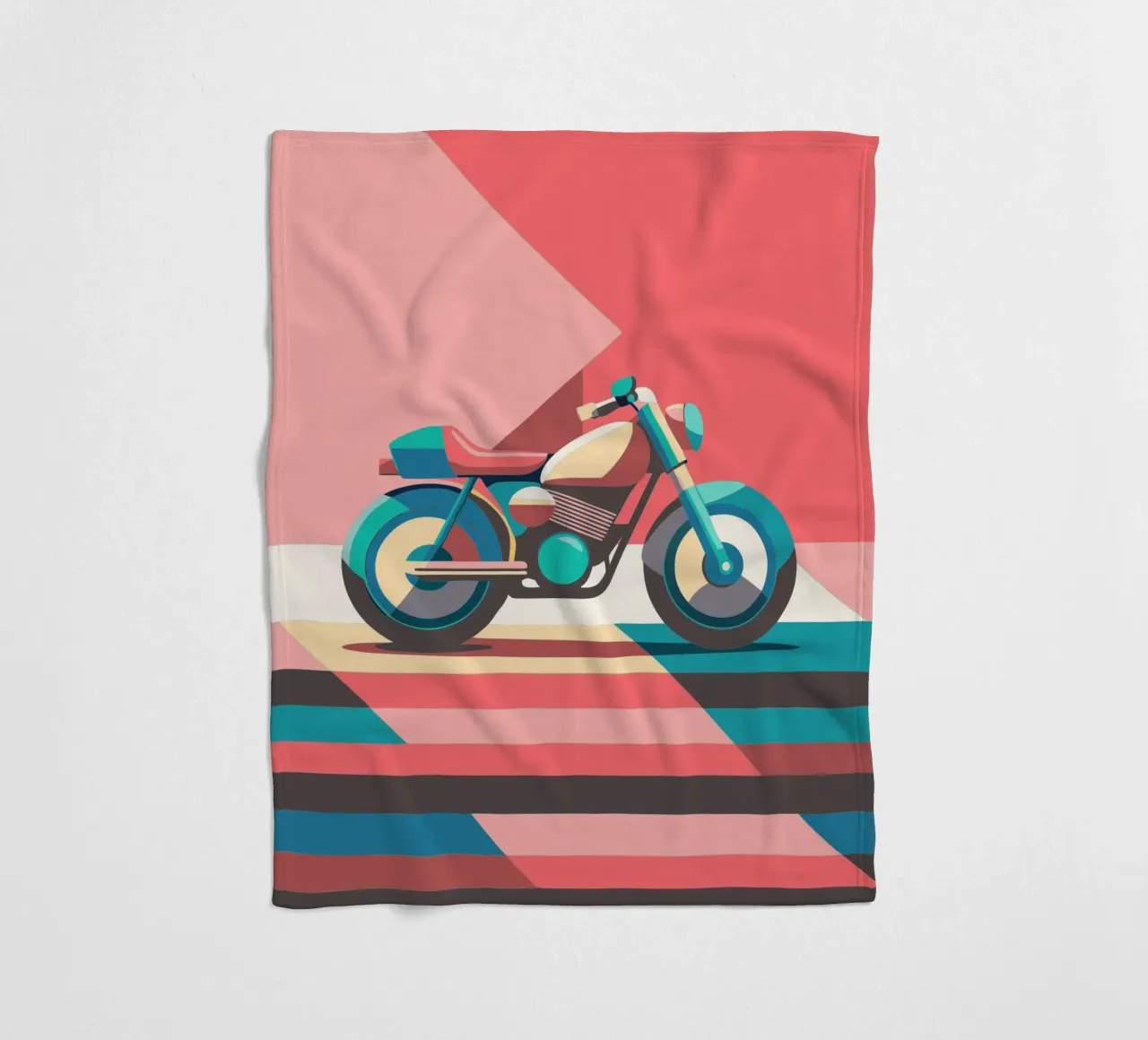 motorcycle vector Fleecedecke von Elfath