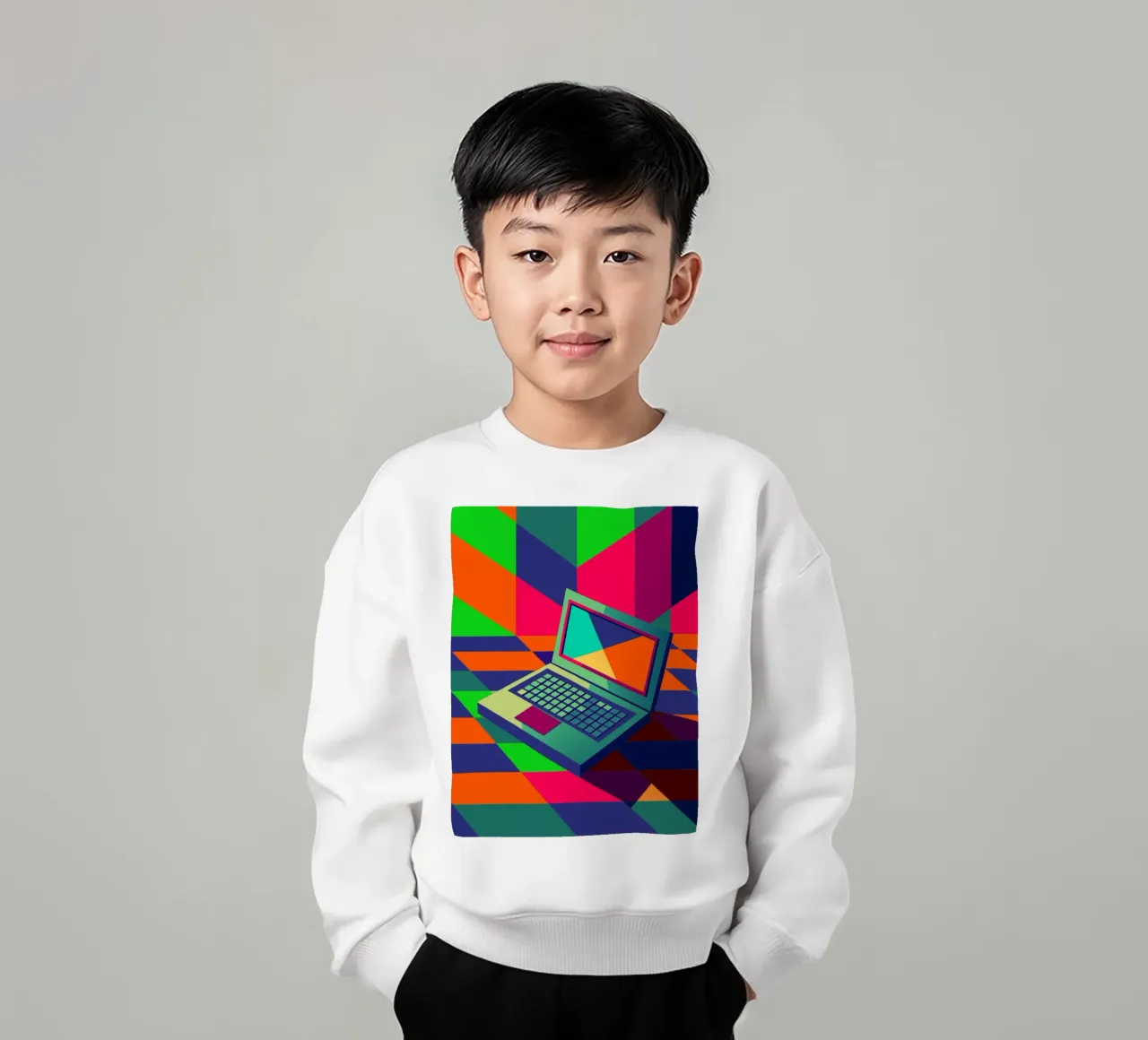 vector cuaderno sudadera para niño de Elfath
