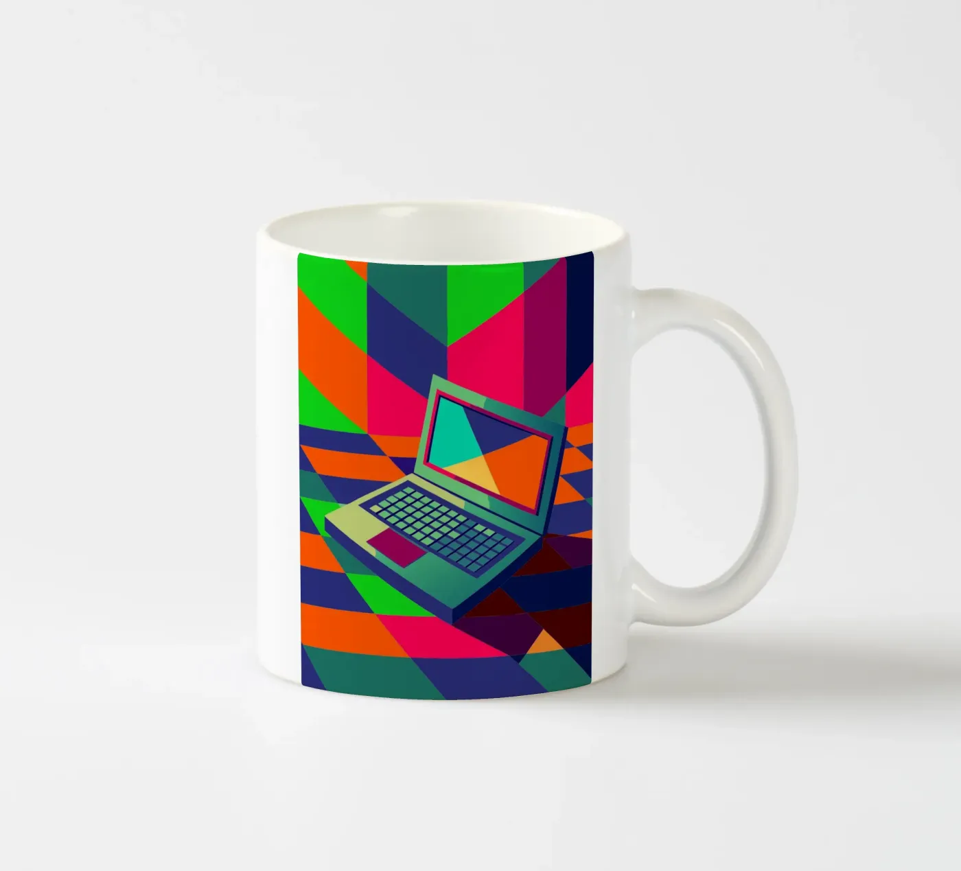 notebook vector Keramik Tasse von Elfath