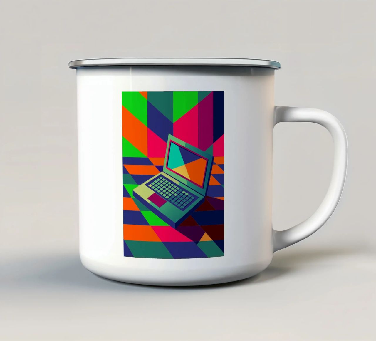 taccuino vettoriale tazza in smalto da Elfath