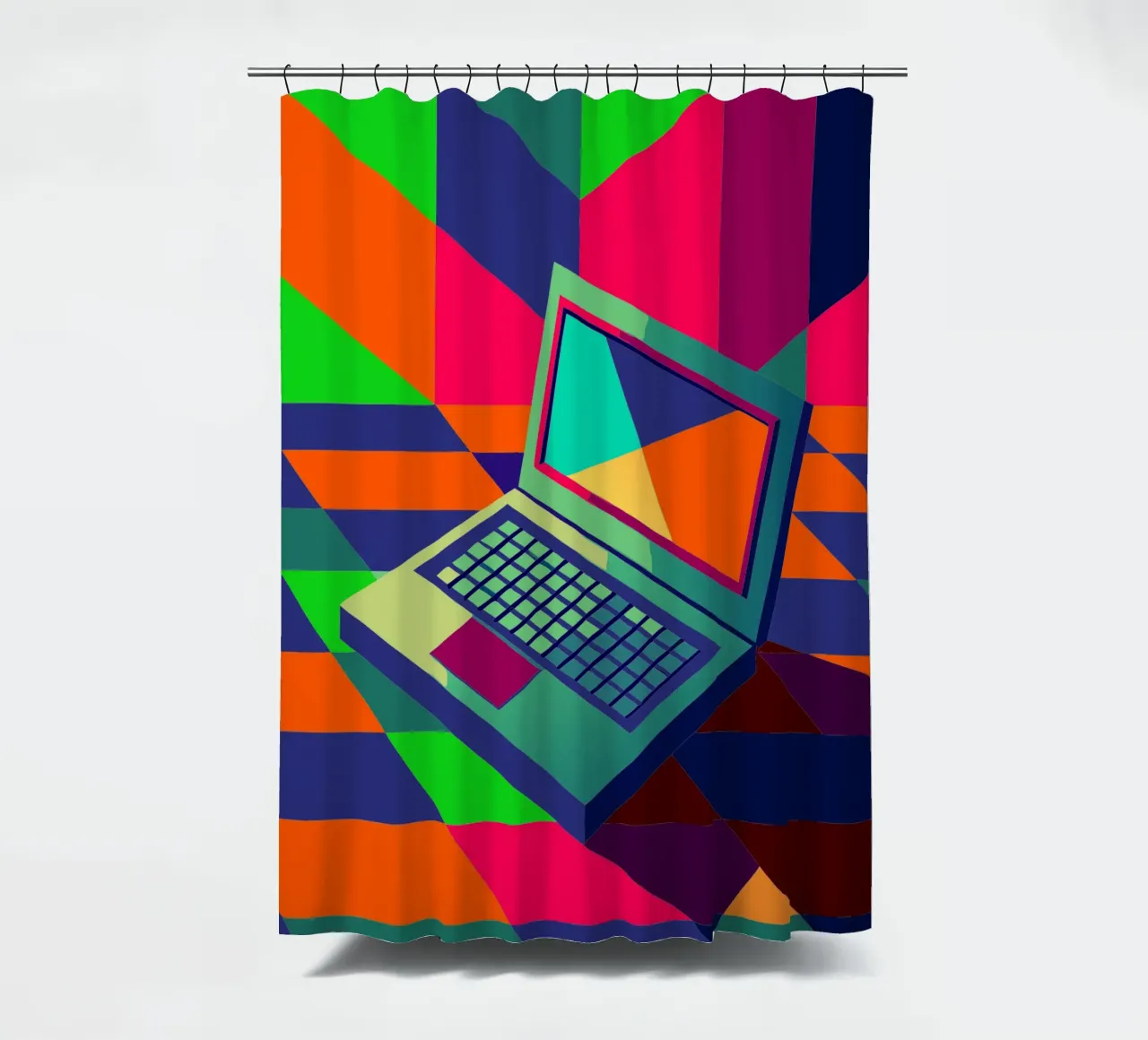 taccuino vettoriale tenda da doccia da Elfath