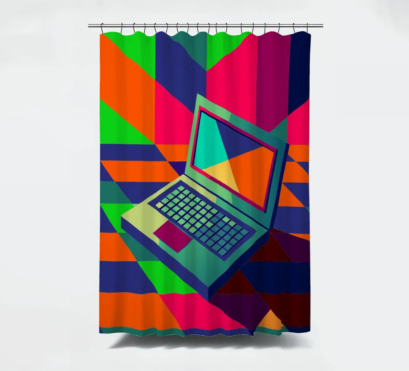 notebook vector douchegordijn van Elfath