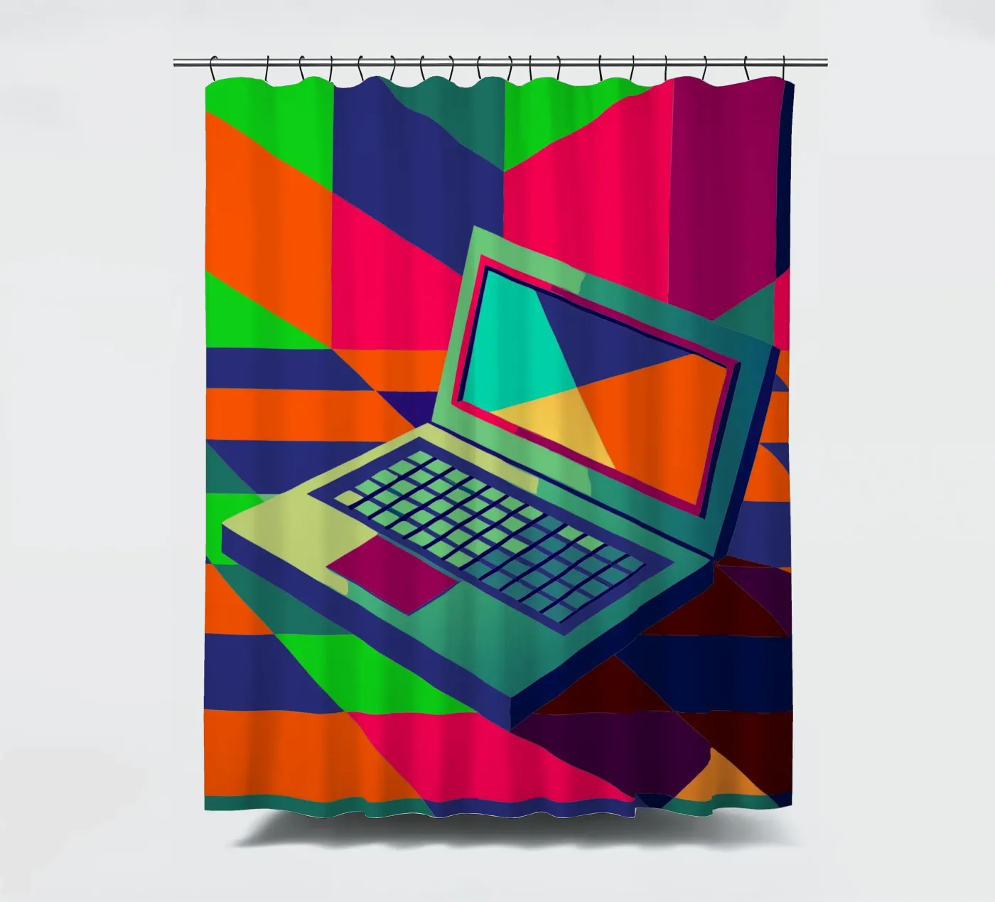 notebook vector douchegordijn van Elfath