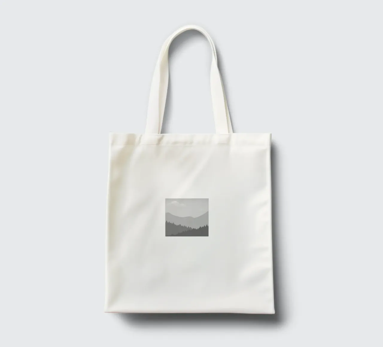 Winter's Graphic Divide tote bag by Silk Palette