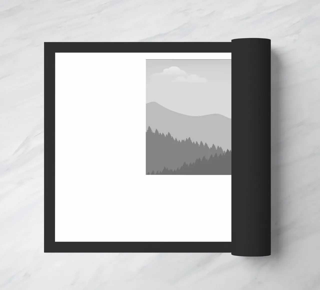 Il divario grafico dell'inverno zerbino da Silk Palette