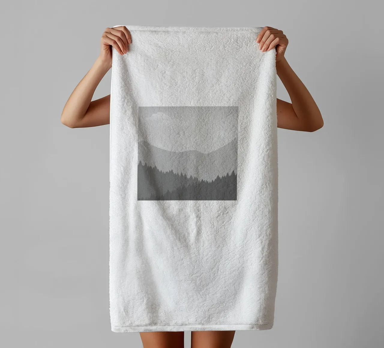Il divario grafico dell'inverno asciugamano da bagno da Silk Palette
