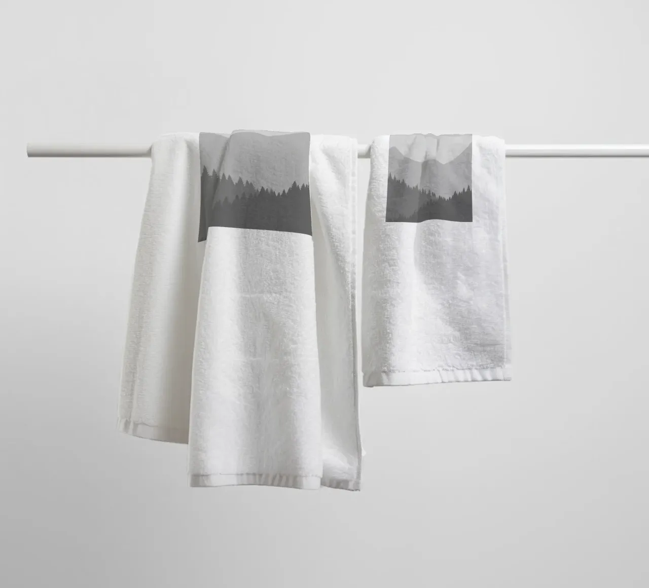 Il divario grafico dell'inverno asciugamano da bagno da Silk Palette