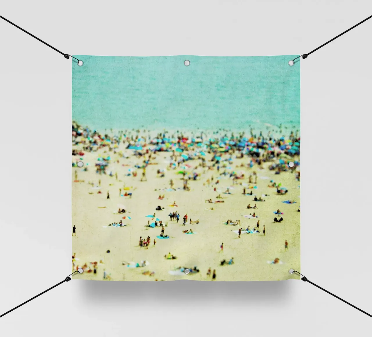 Coney Island Beach telo in pvc da Mina Teslaru