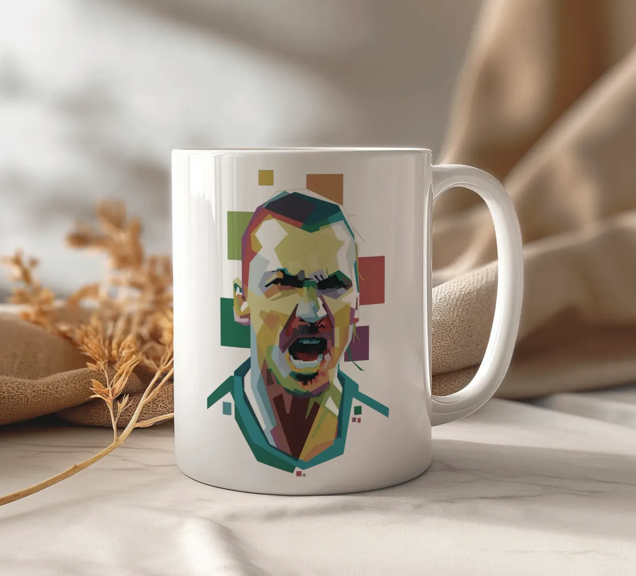 Ibra tazza in ceramica da Alkahfsmart