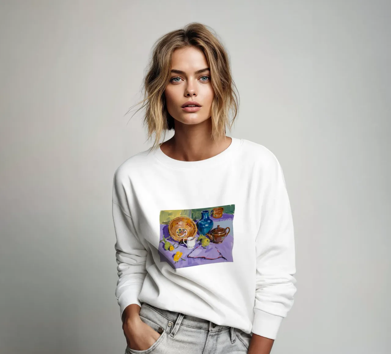 Cerulean Still Life sweatshirt by Radiance Landscape