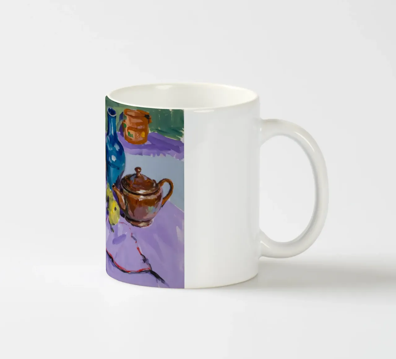 Cerulean Still Life ceramic mug by Radiance Landscape