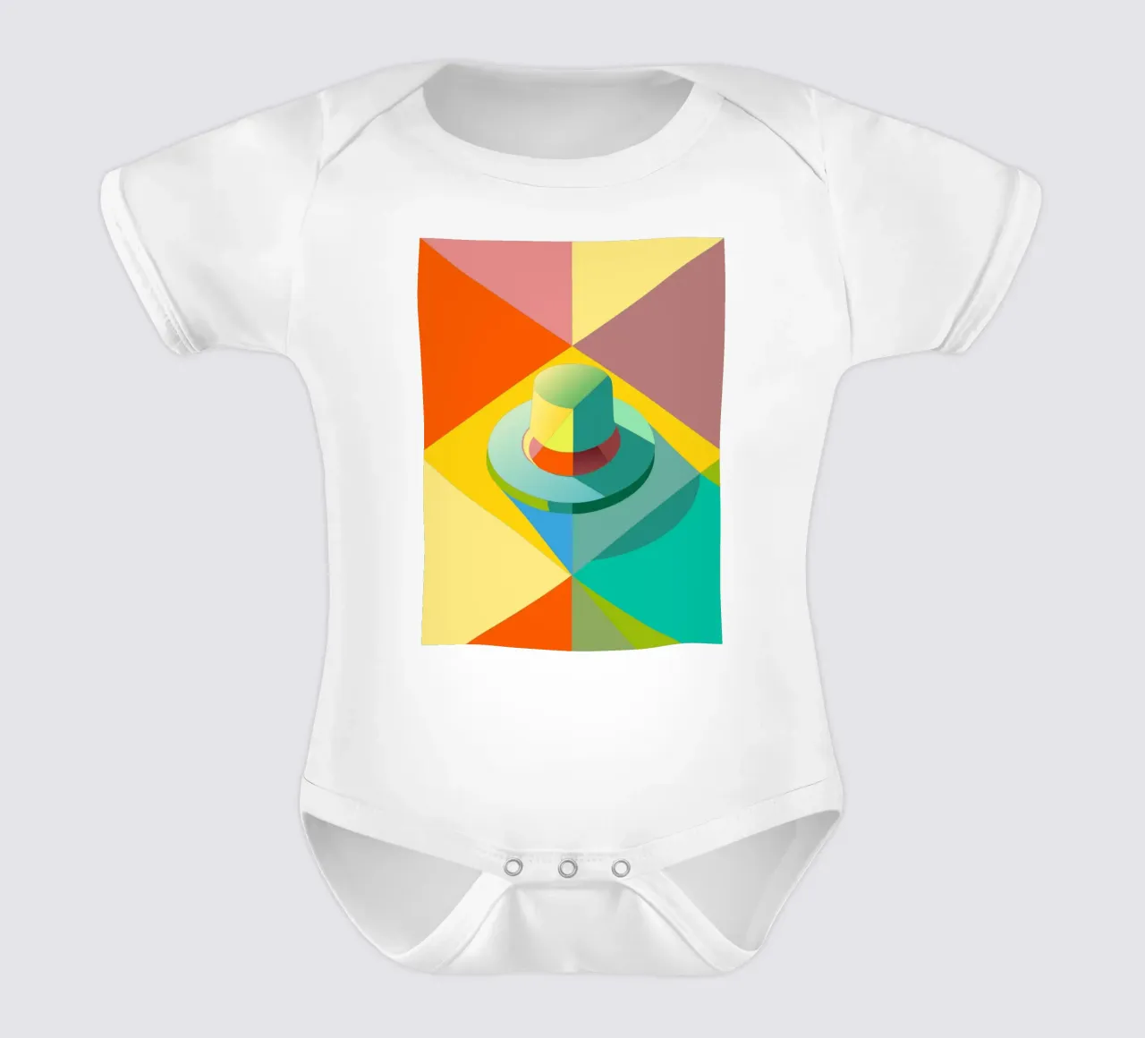 pandora hat vector short-sleeve baby romper by Elfath