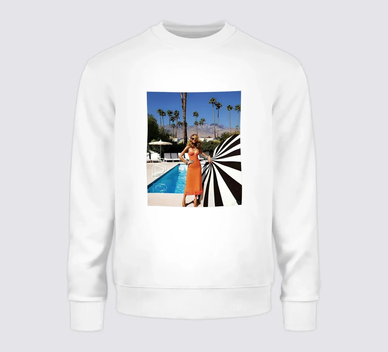 donne cool Pool Side Slim Aaron felpa da Slim Aarons Vintage