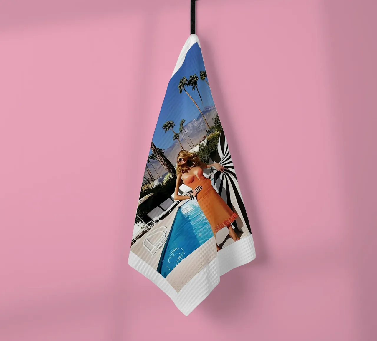 donne cool Pool Side Slim Aaron canovaccio da cucina da Slim Aarons Vintage