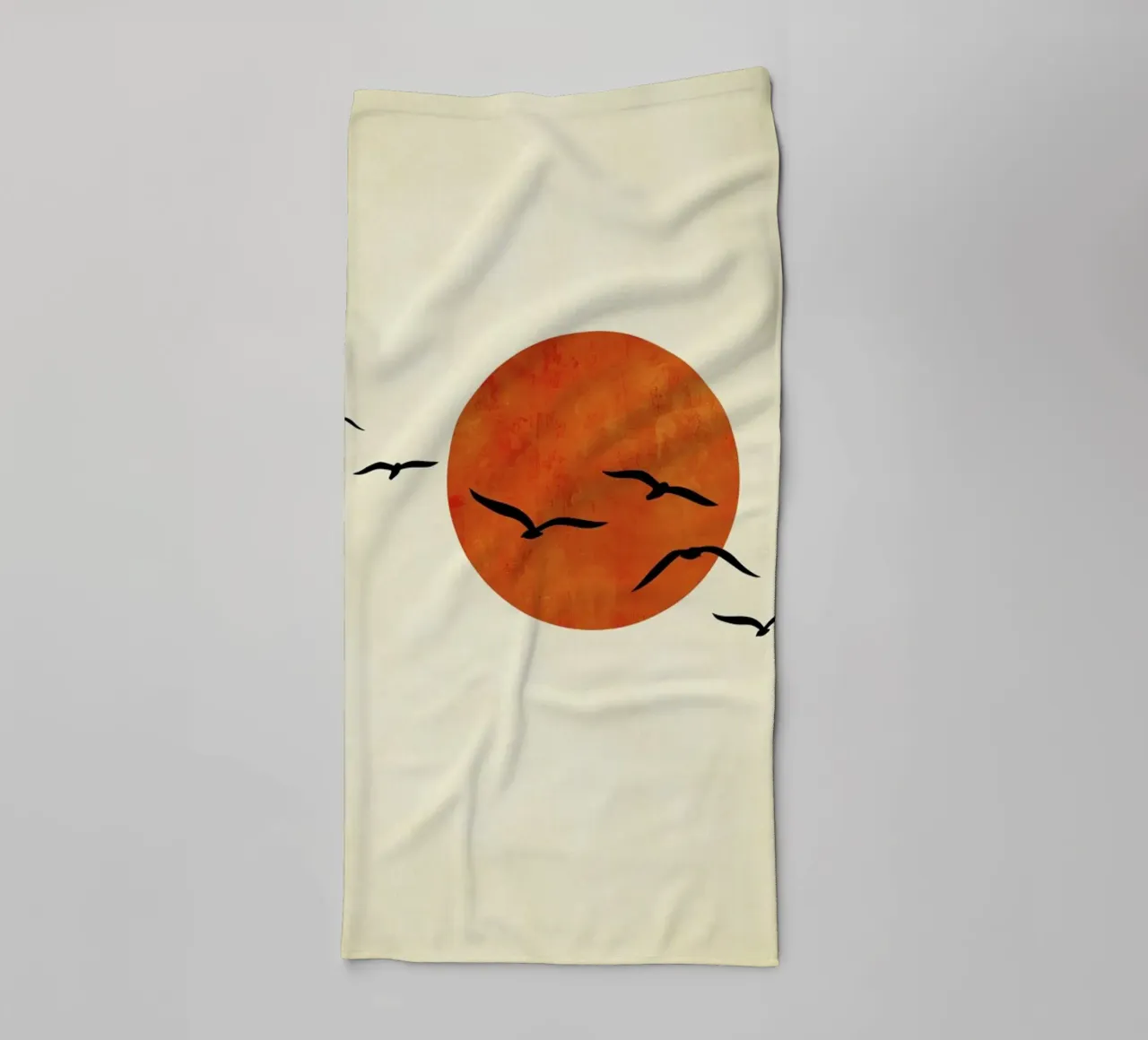 Dancing With The Sun towel by Kubistika