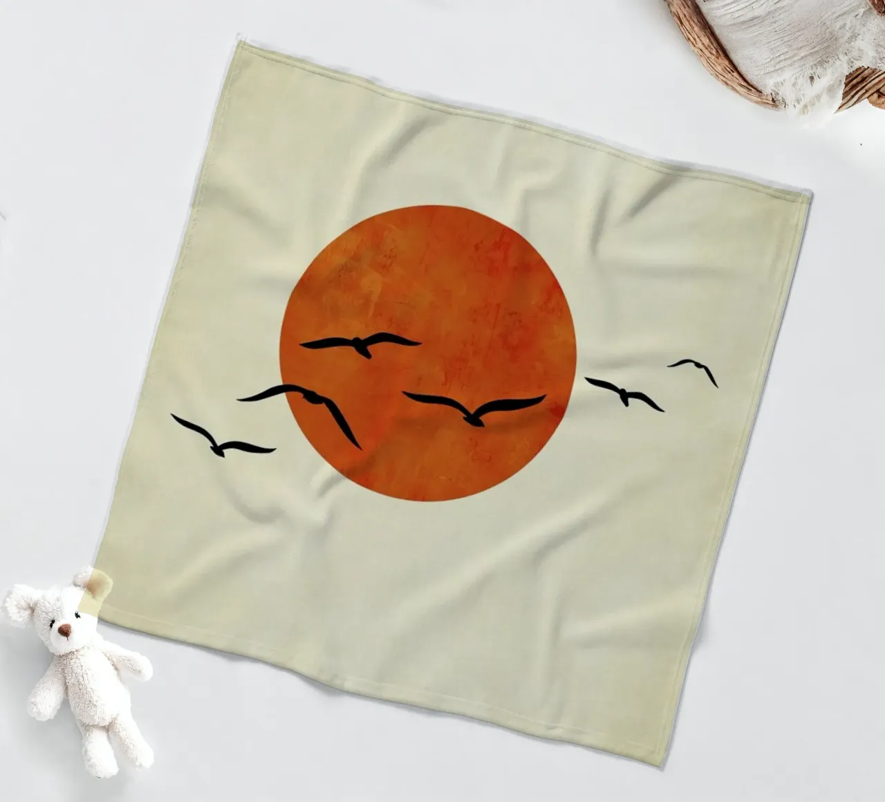 Dancing With The Sun fleece blanket by Kubistika