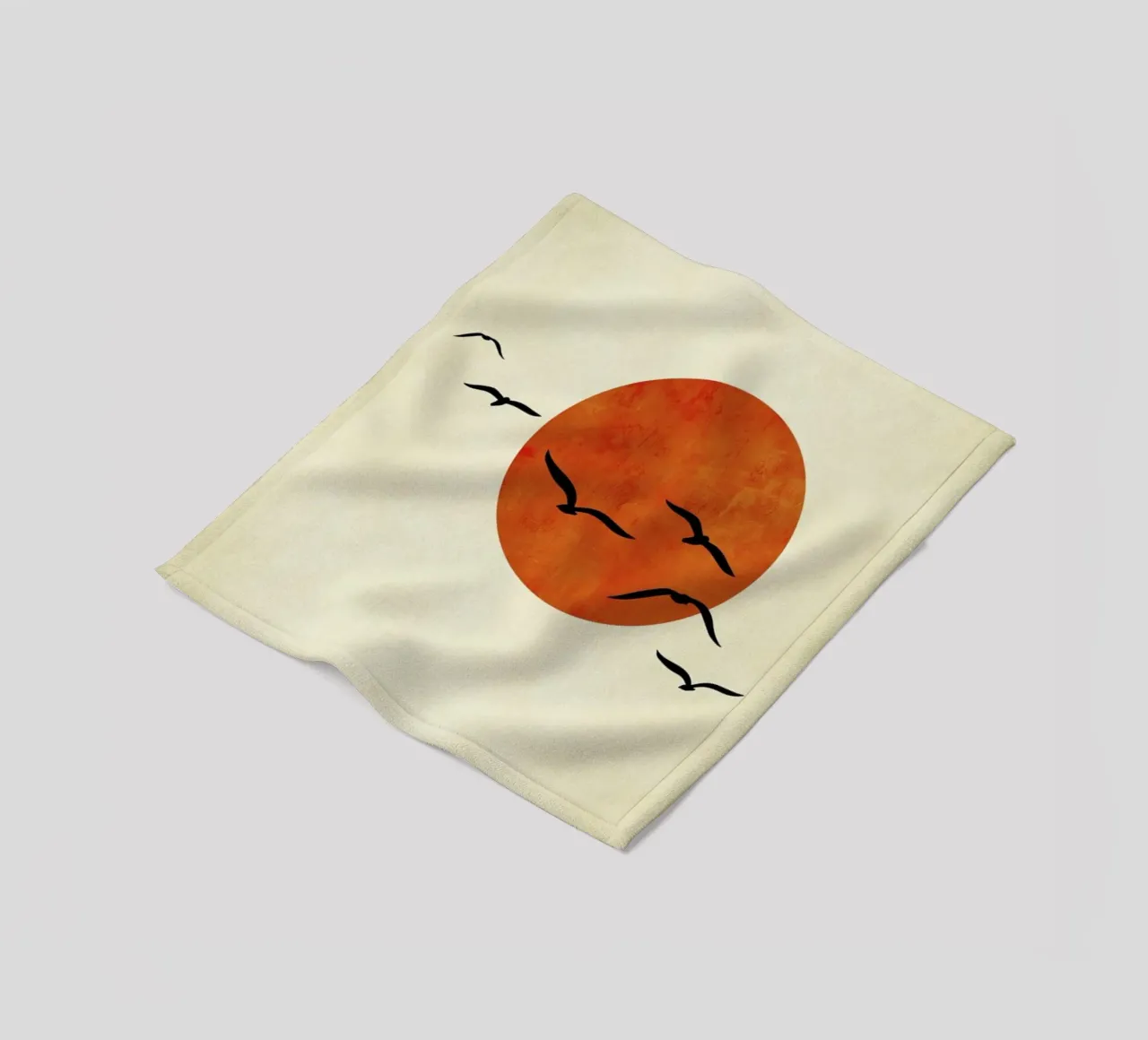 Dancing With The Sun fleece blanket by Kubistika