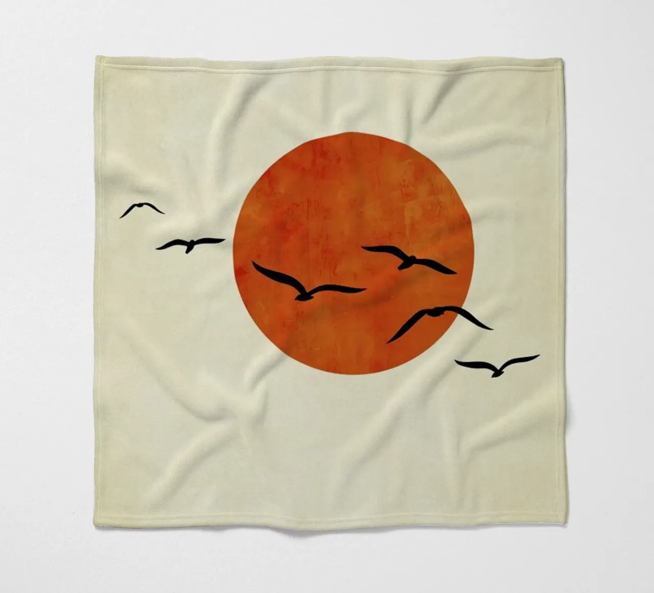 Dancing With The Sun fleece blanket by Kubistika