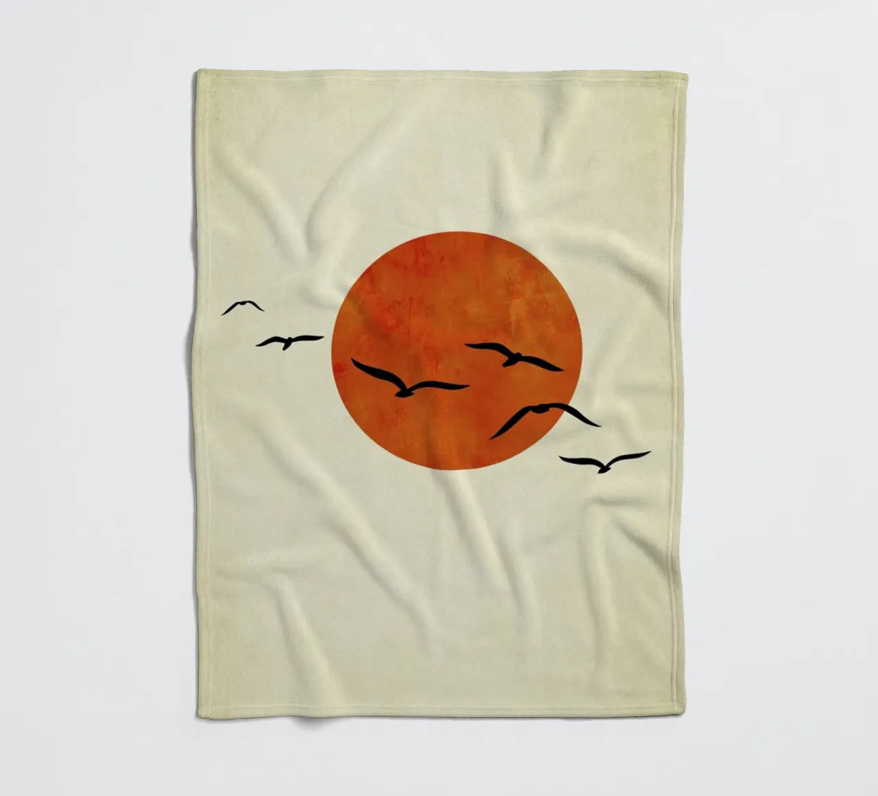 Dancing With The Sun fleece blanket by Kubistika