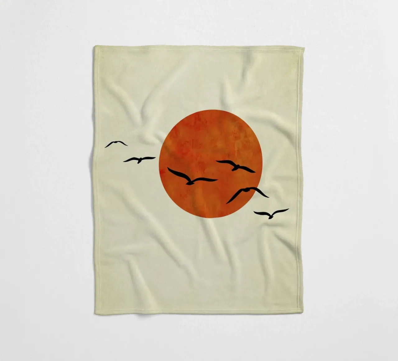 Dancing With The Sun fleece blanket by Kubistika