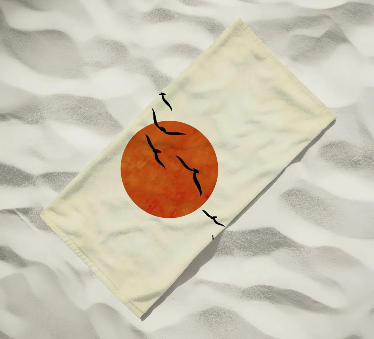 Dancing With The Sun beach towel by Kubistika