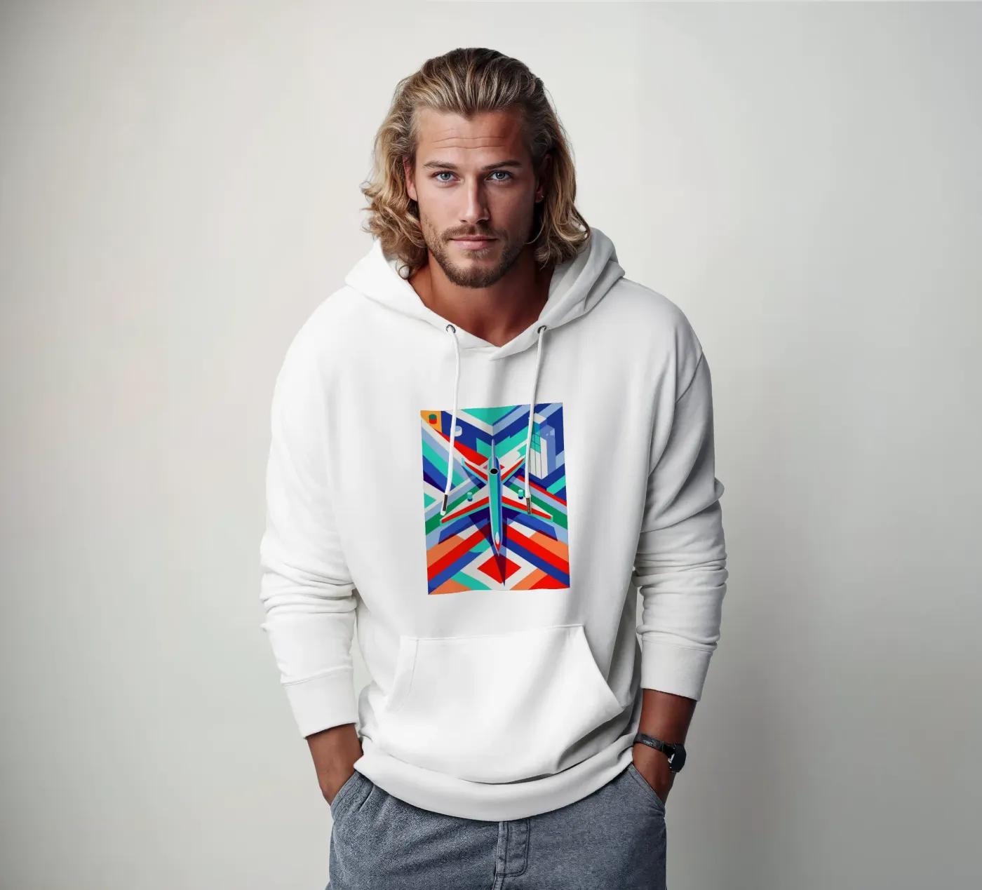 plane vector hoodie by Elfath