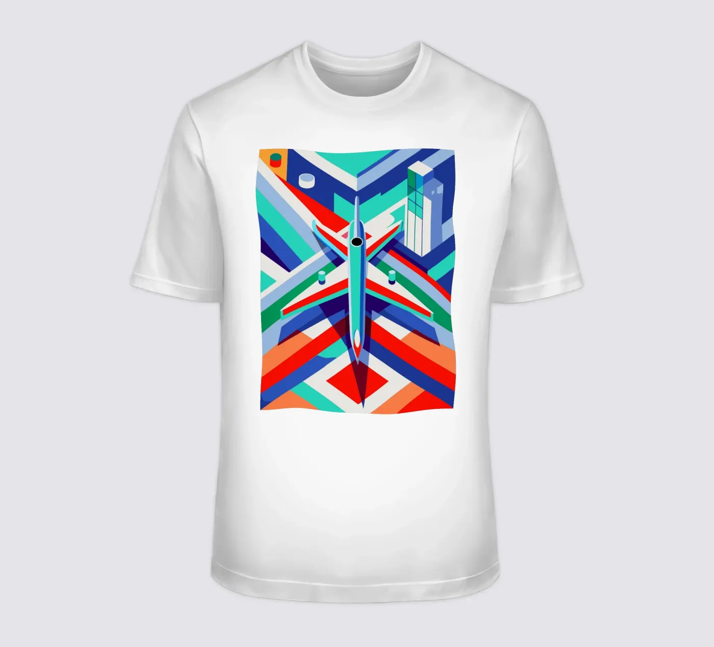 vettore piano t-shirt da Elfath