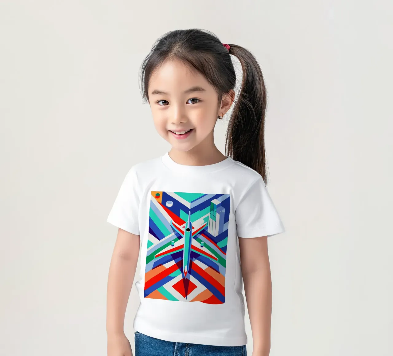 vlakvector kinder t-shirt van Elfath