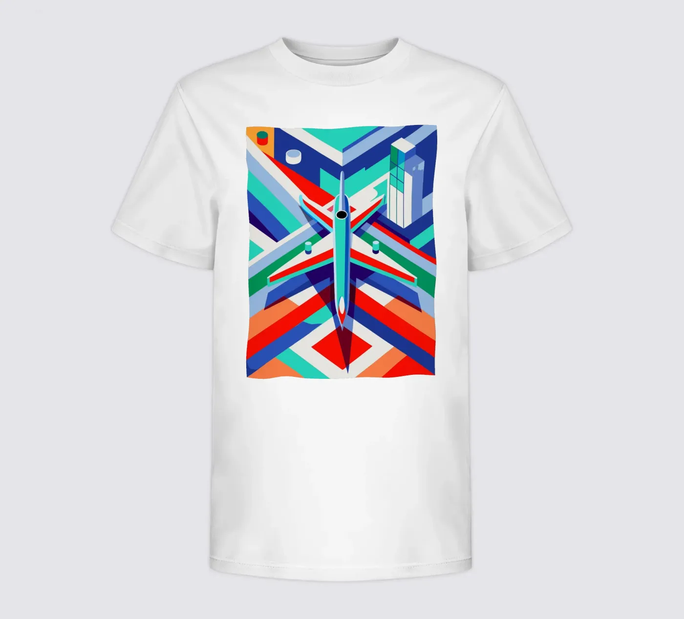 plane vector t-shirt bambini da Elfath