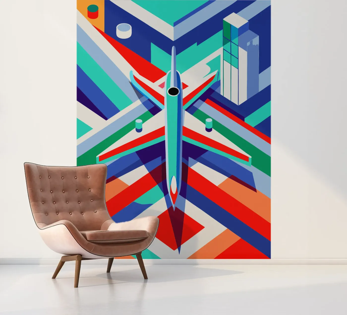 plane vector Fototapete von Elfath