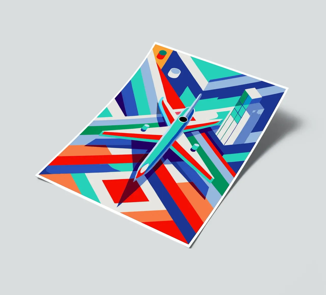 plane vector sticker sheet by Elfath