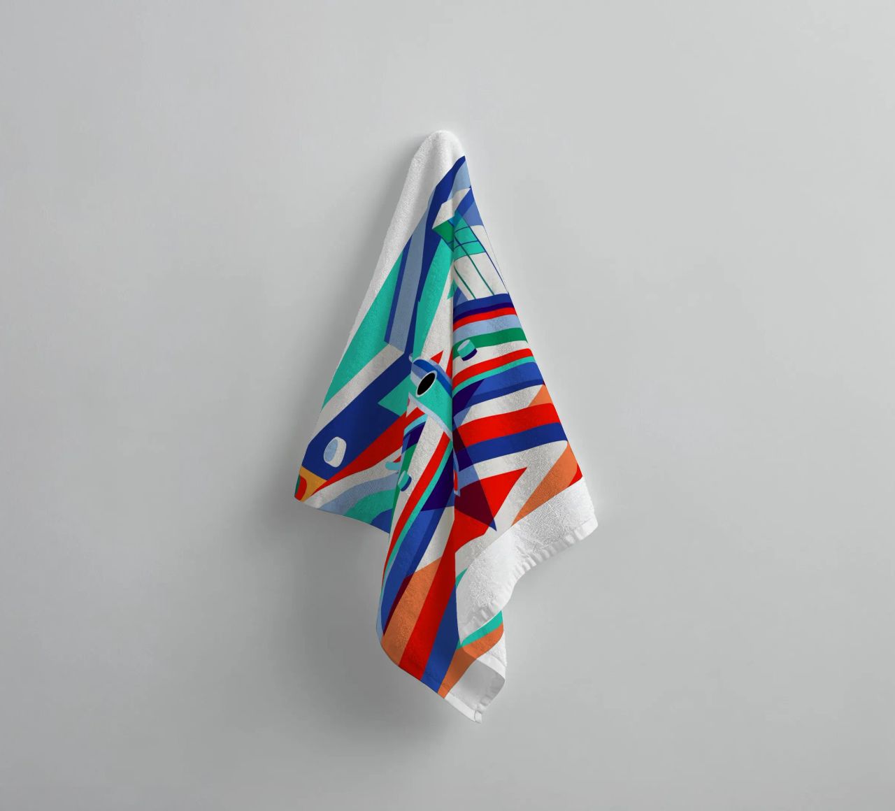 plane vector towel by Elfath