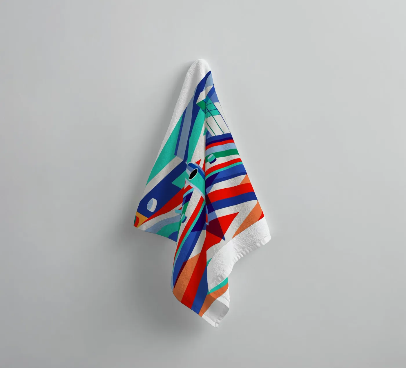 plane vector badhanddoek van Elfath