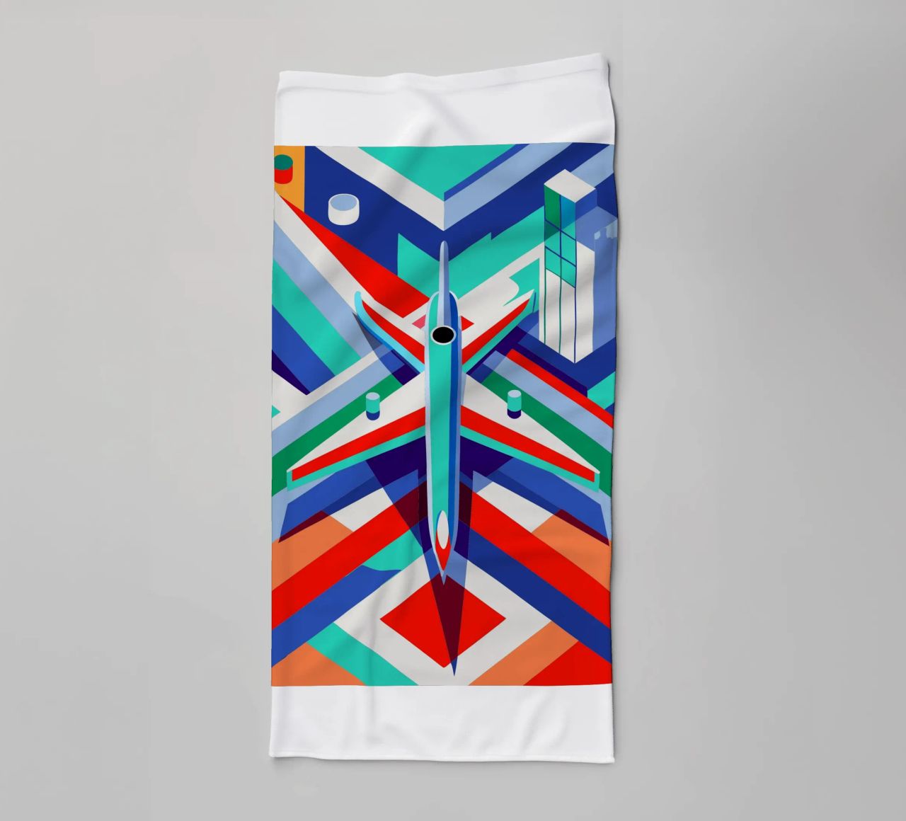plane vector towel by Elfath