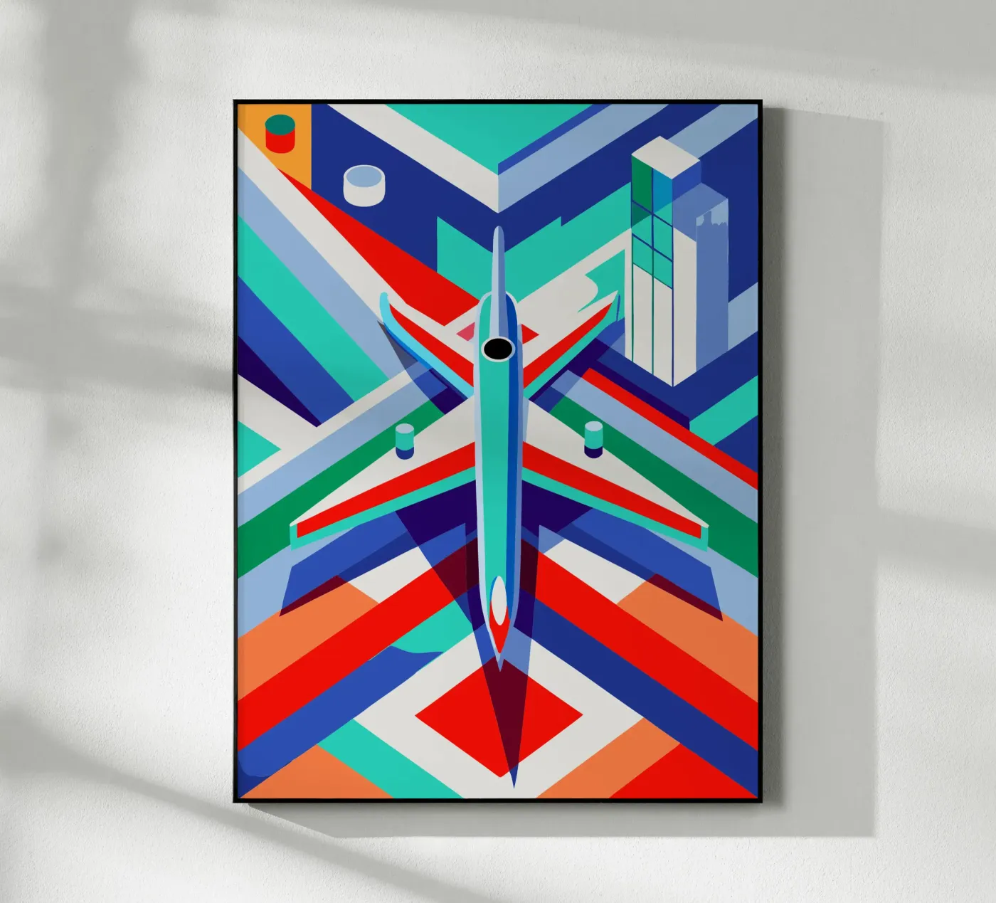 plane vector Acryl-Glas von Elfath