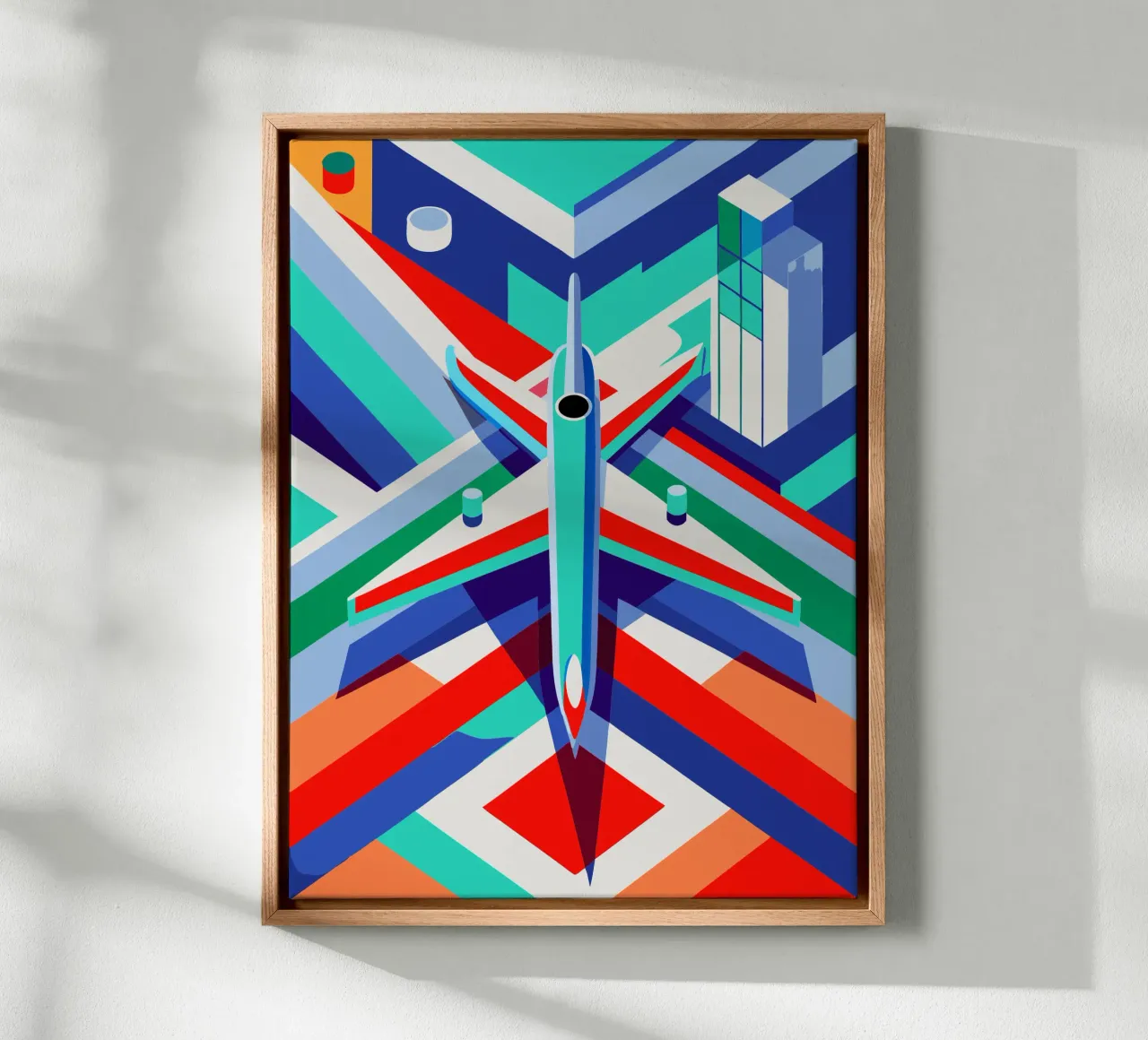 Flächenvektor Leinwand von Elfath