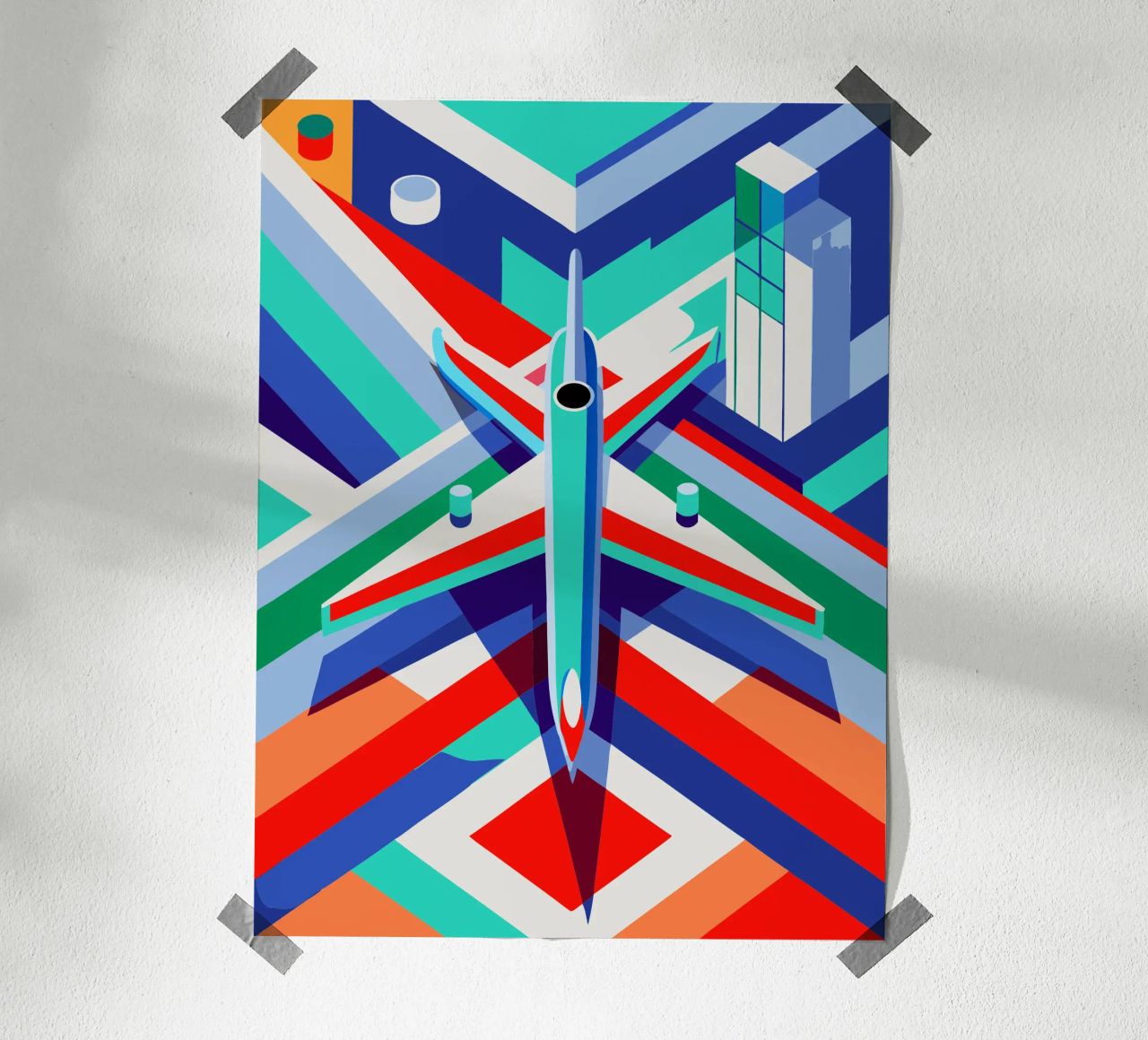 plane vector poster by Elfath