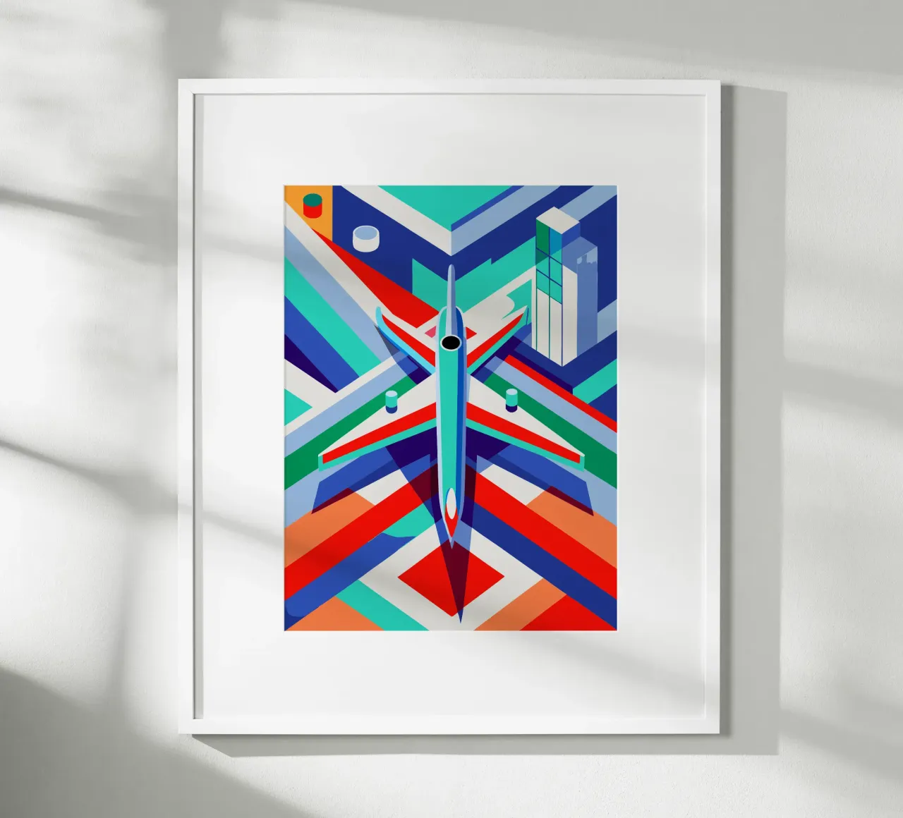 Flächenvektor Poster von Elfath