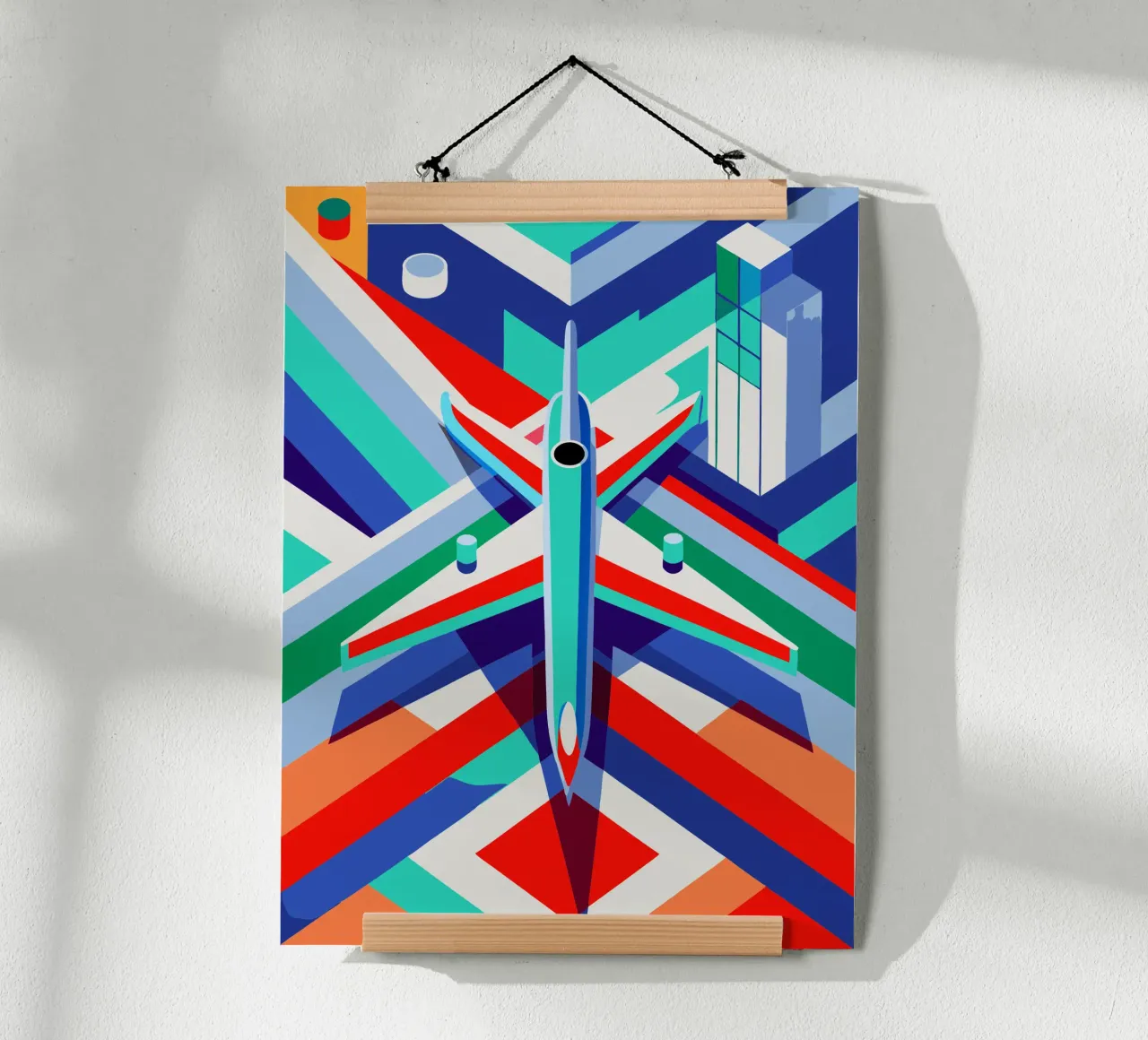 Flächenvektor Poster von Elfath