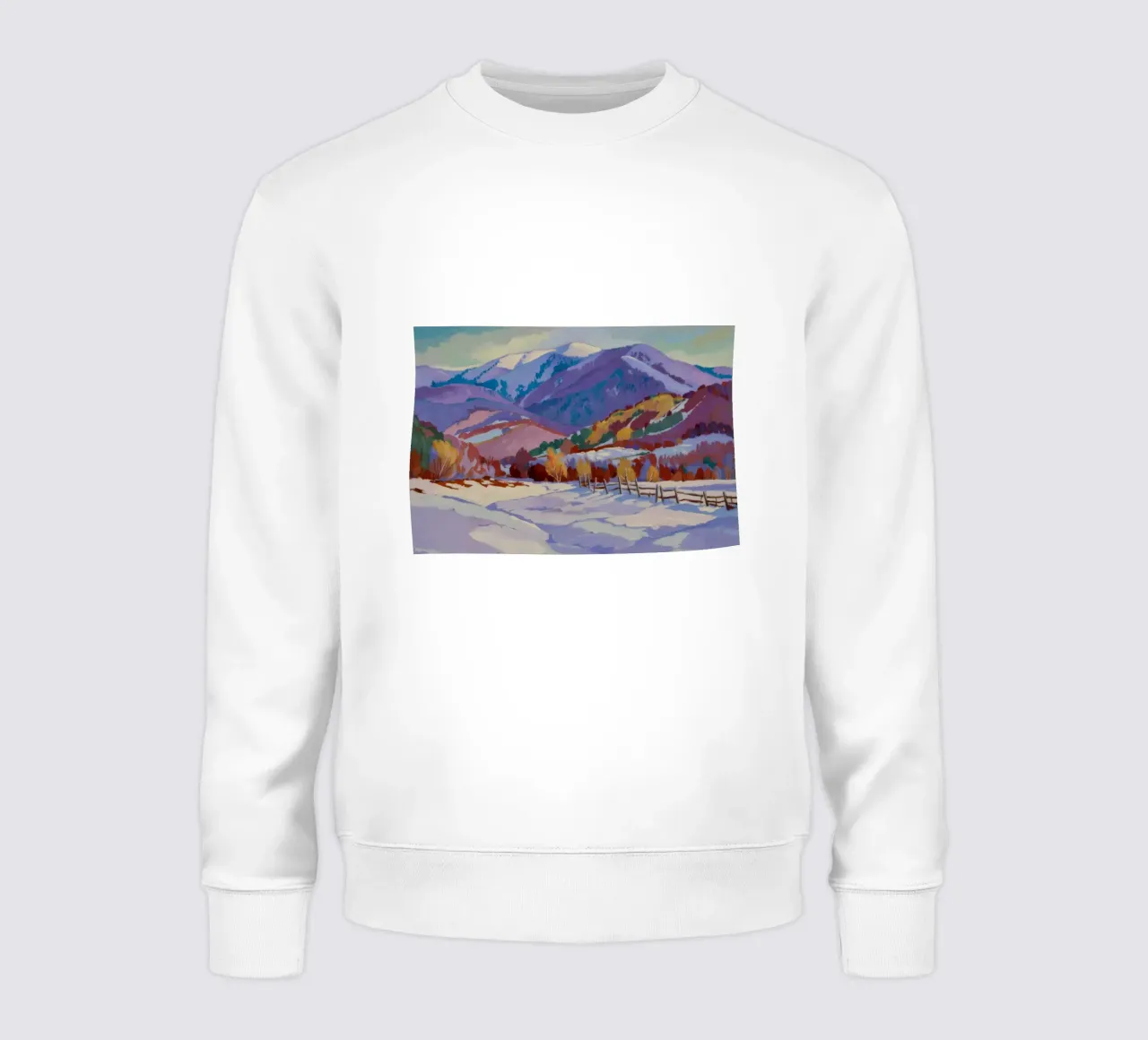 Frosty Mountain Trail sweatshirt by Celestial Harmony