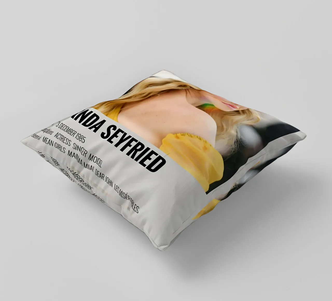 AMANDA SEYFRIED cuscino da MVFminimalist