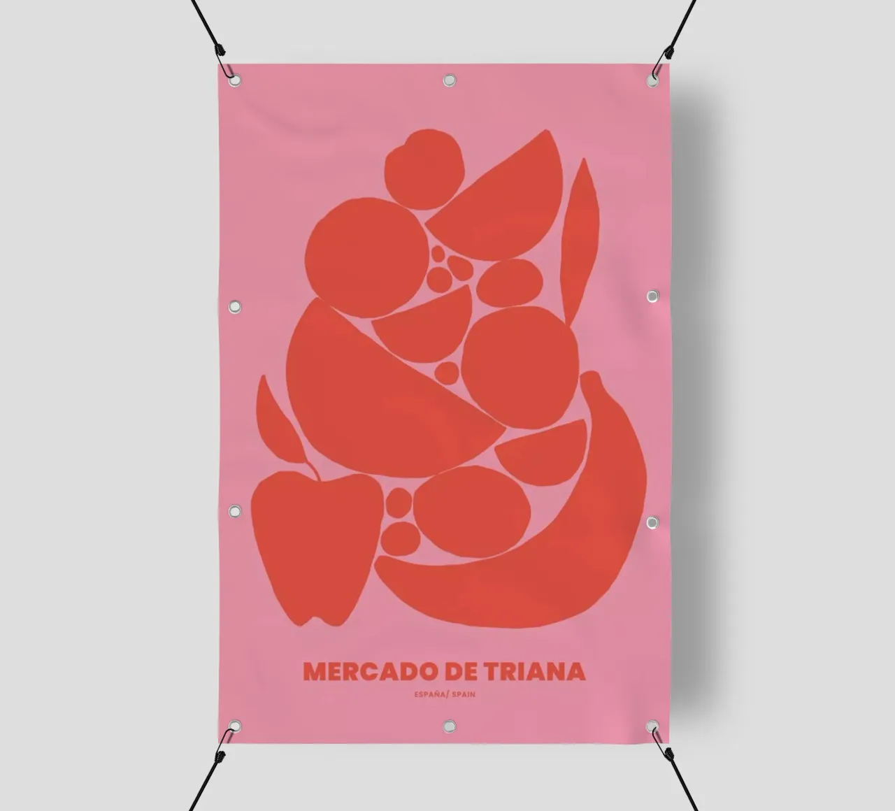 Fruits in Triana pvc cover by Pure