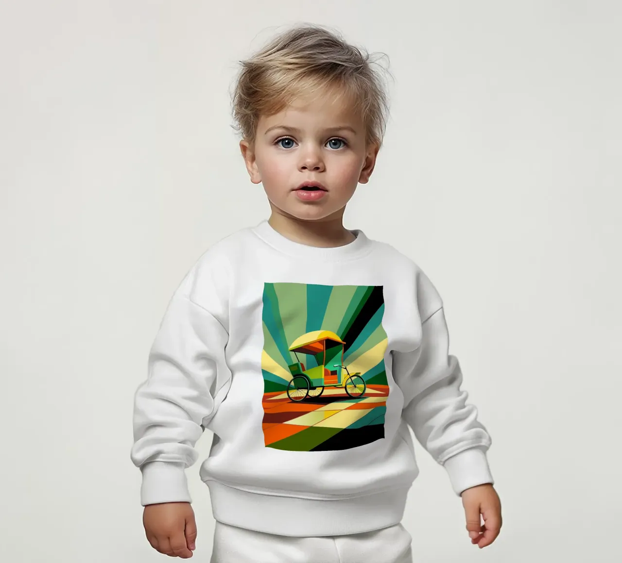 Vettore risciò felpa neonato da Elfath