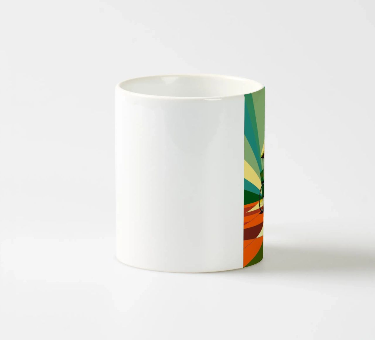 Vettore risciò tazza in ceramica da Elfath