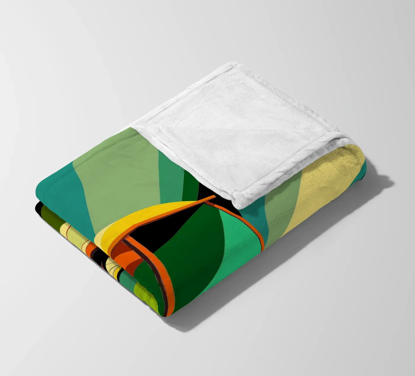 Rickshaw vector fleece blanket by Elfath