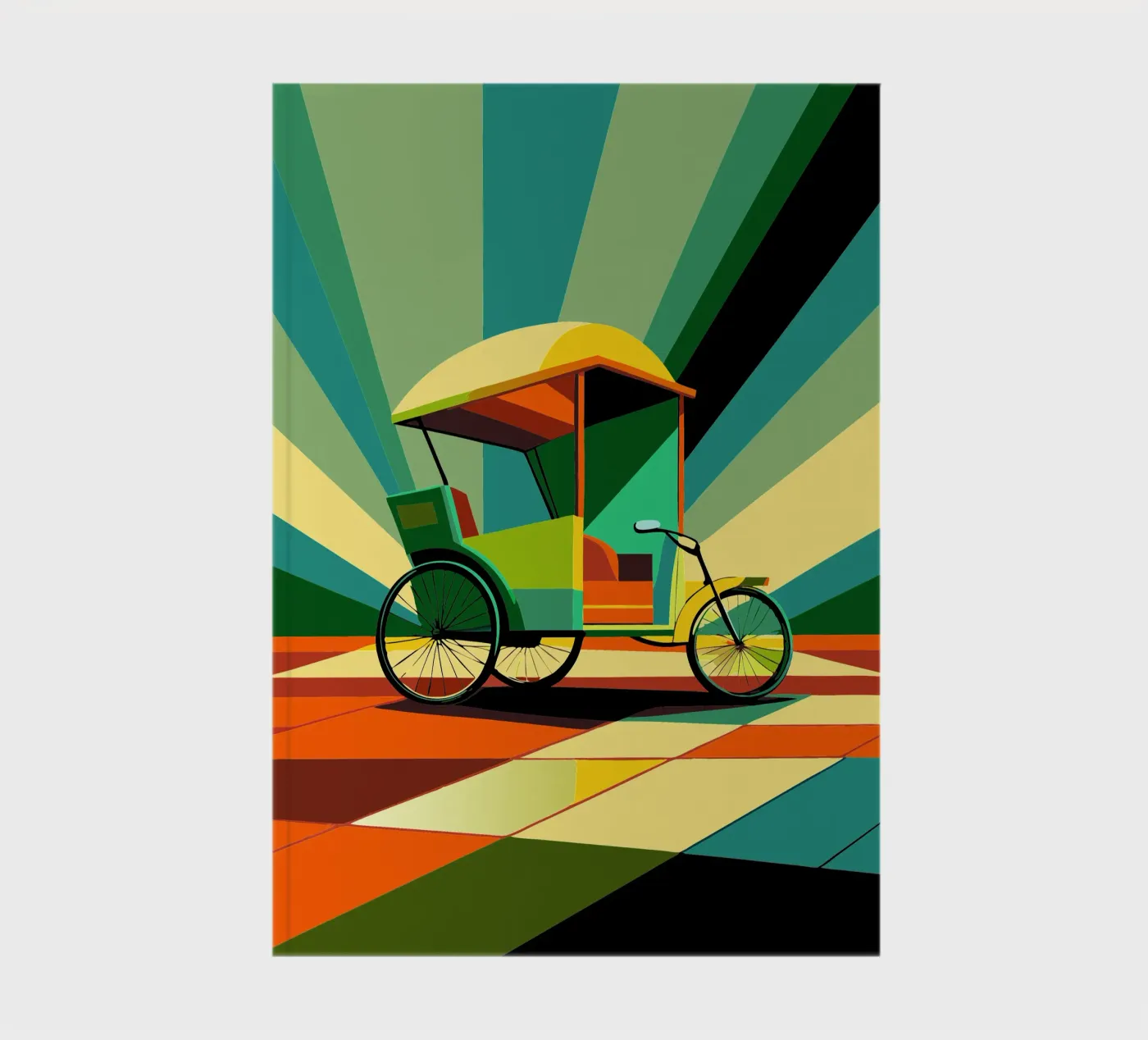 Rickshaw vector notebook by Elfath