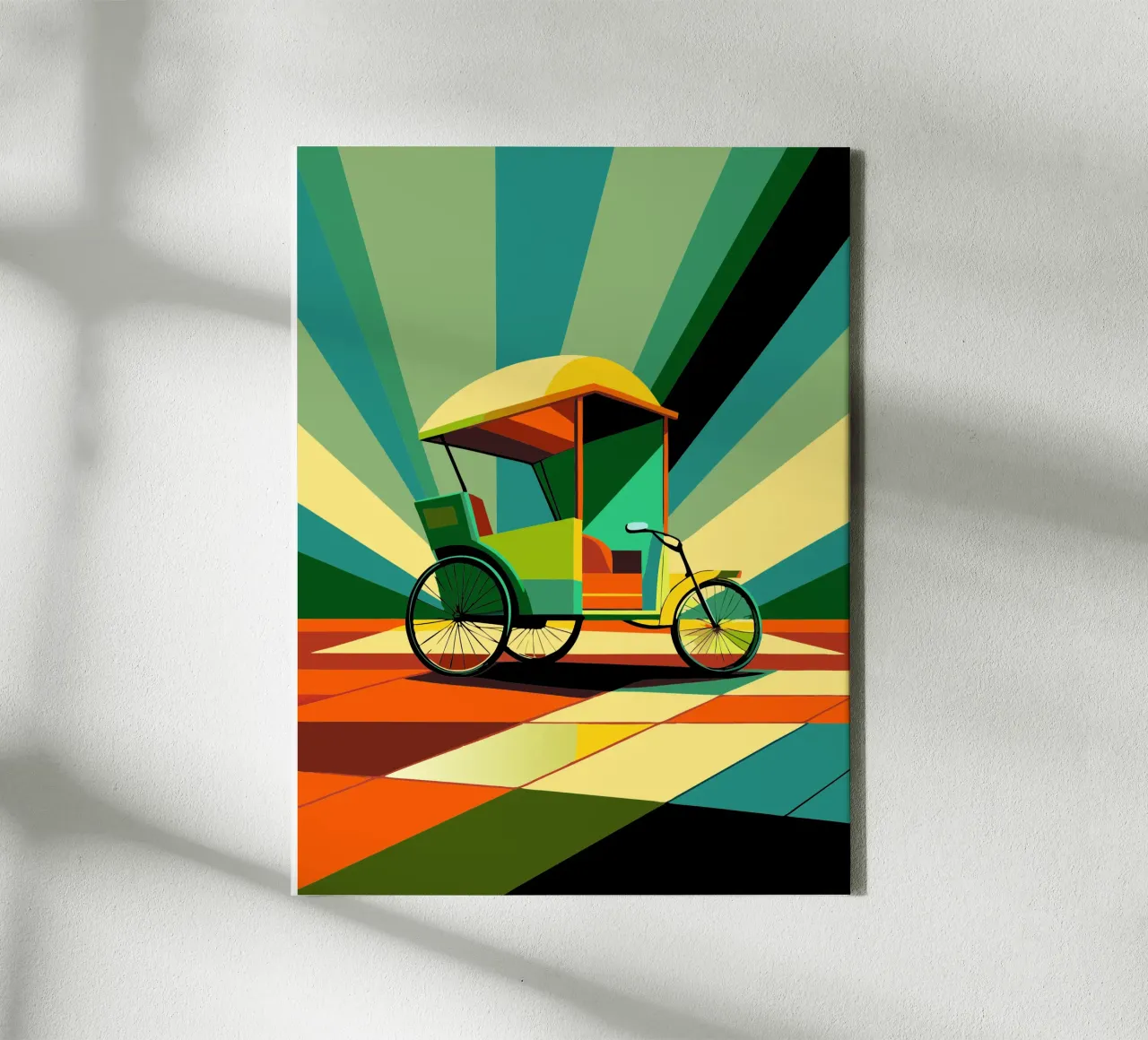 Riksja vector canvas van Elfath