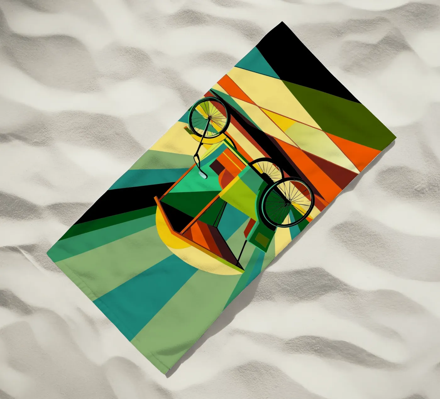 Rickshaw vector strandhanddoek van Elfath