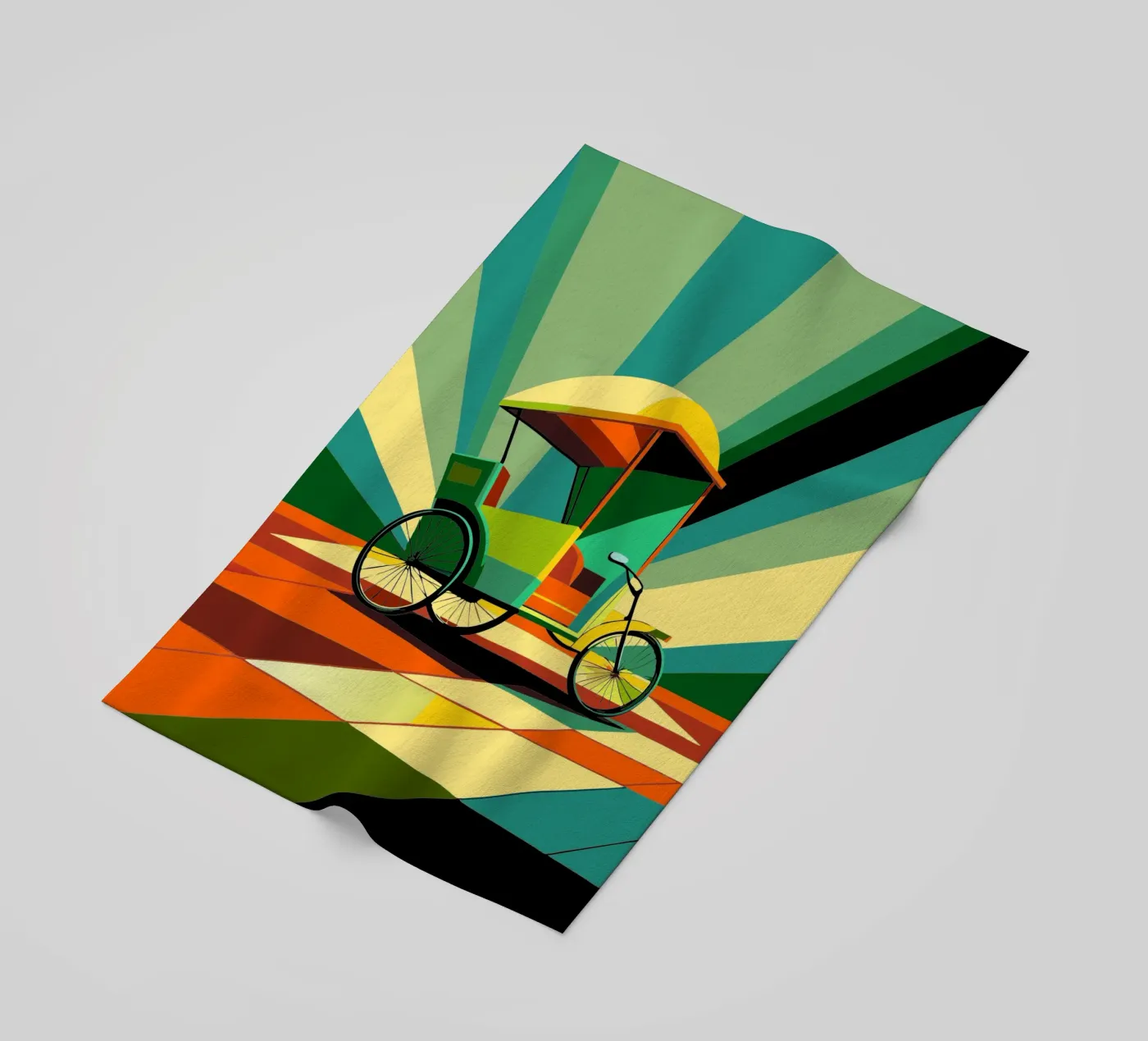 Rickshaw vector strandhanddoek van Elfath